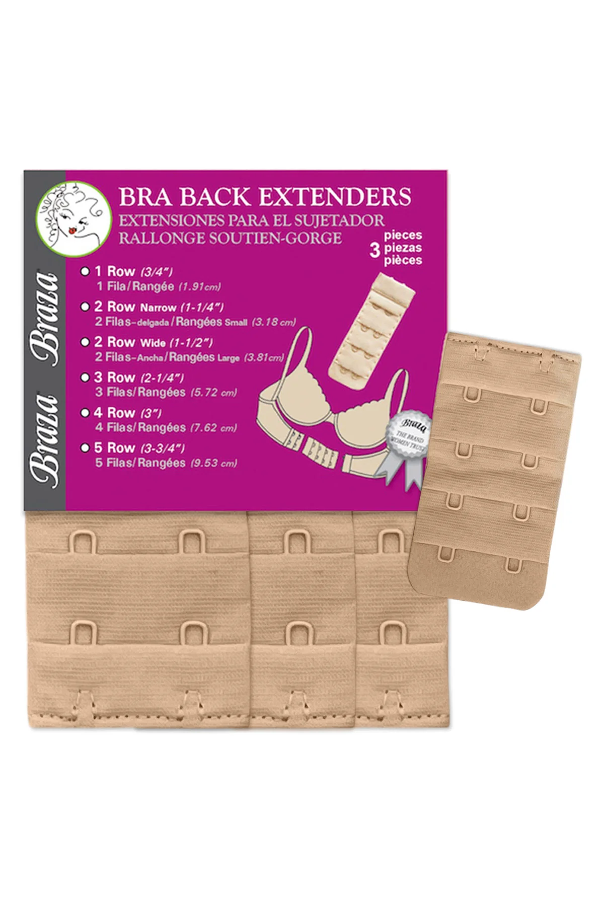 Bra Back Extenders - 3 Pack - Image 3
