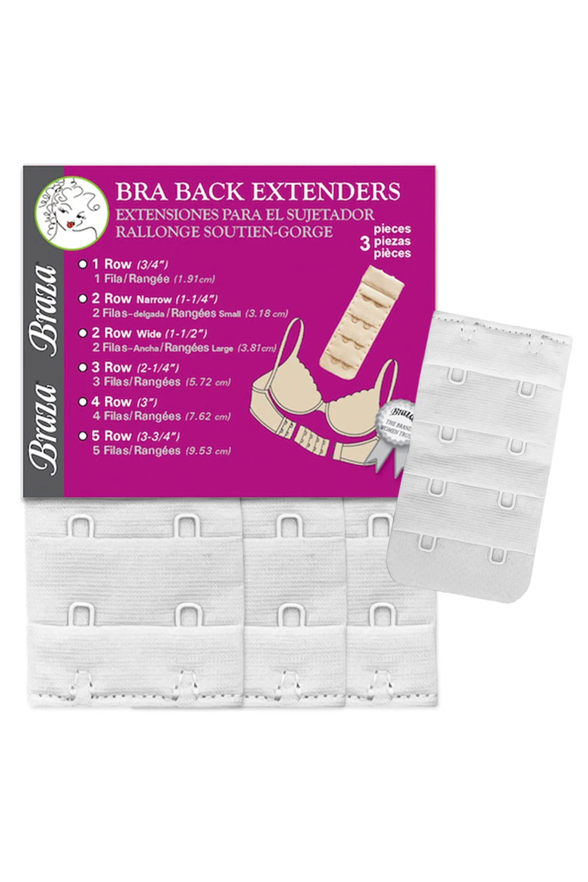 Bra Back Extenders - 3 Pack - Image 4