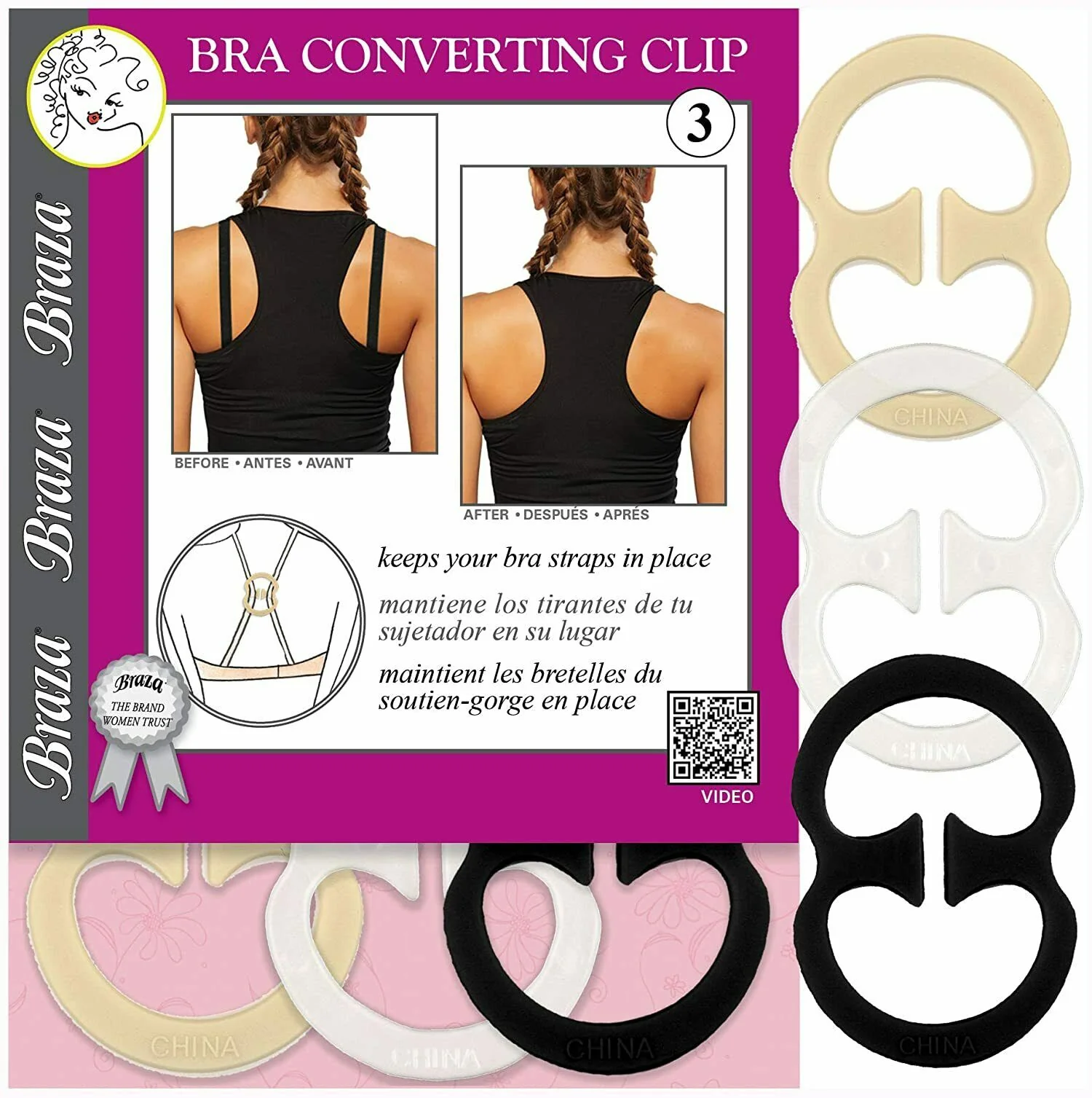 Bra Converter Clip - 3 Pack - Image 3