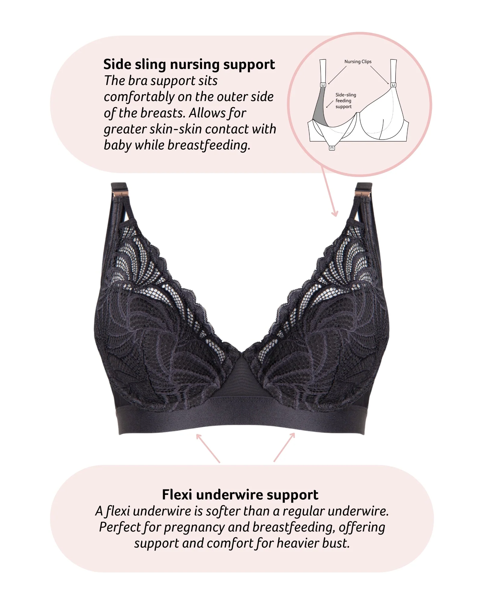 Warrior Plunge Nursing Bra - Image 6
